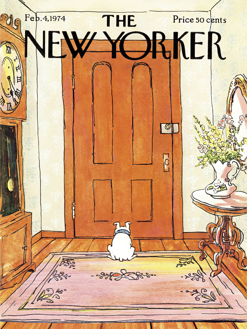 The New Yorker Feb 4 1974 paper poster