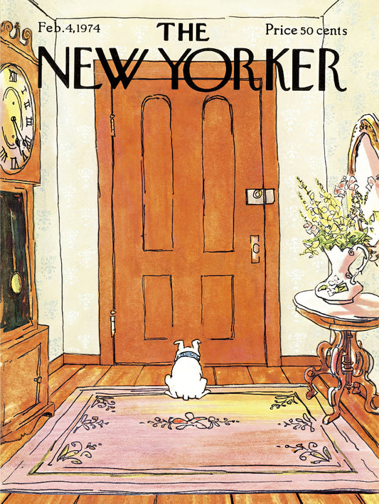 The New Yorker Feb 4 1974 paper poster