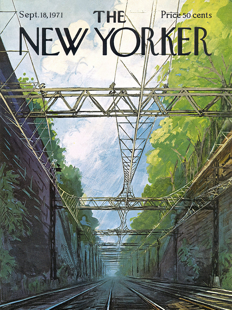The New Yorker 18th Sept 1971 paper poster