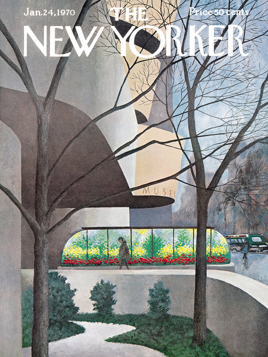 The New Yorker 24 Jan 1970 paper poster
