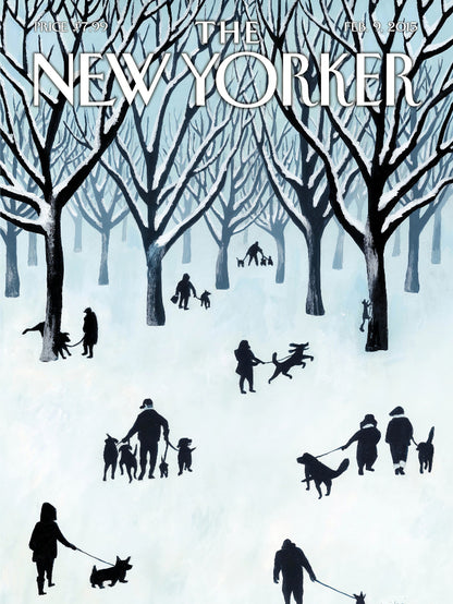 The New Yorker Feb 9 2015 paper poster