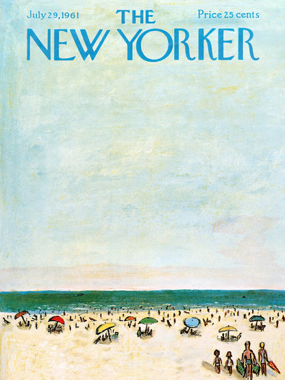The New Yorker July 29 1961 paper poster