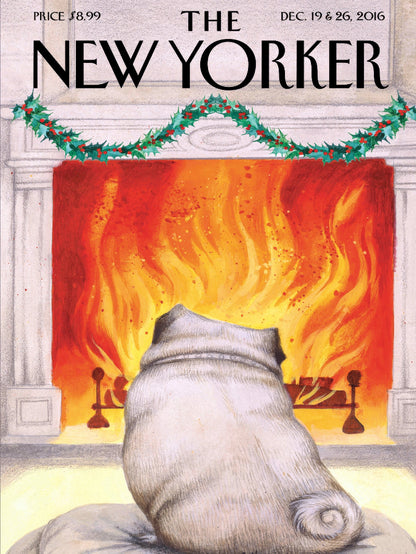 The New Yorker Dec 19 & 26 2016 paper poster