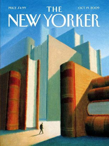 The New Yorker Oct 19 2009 paper poster