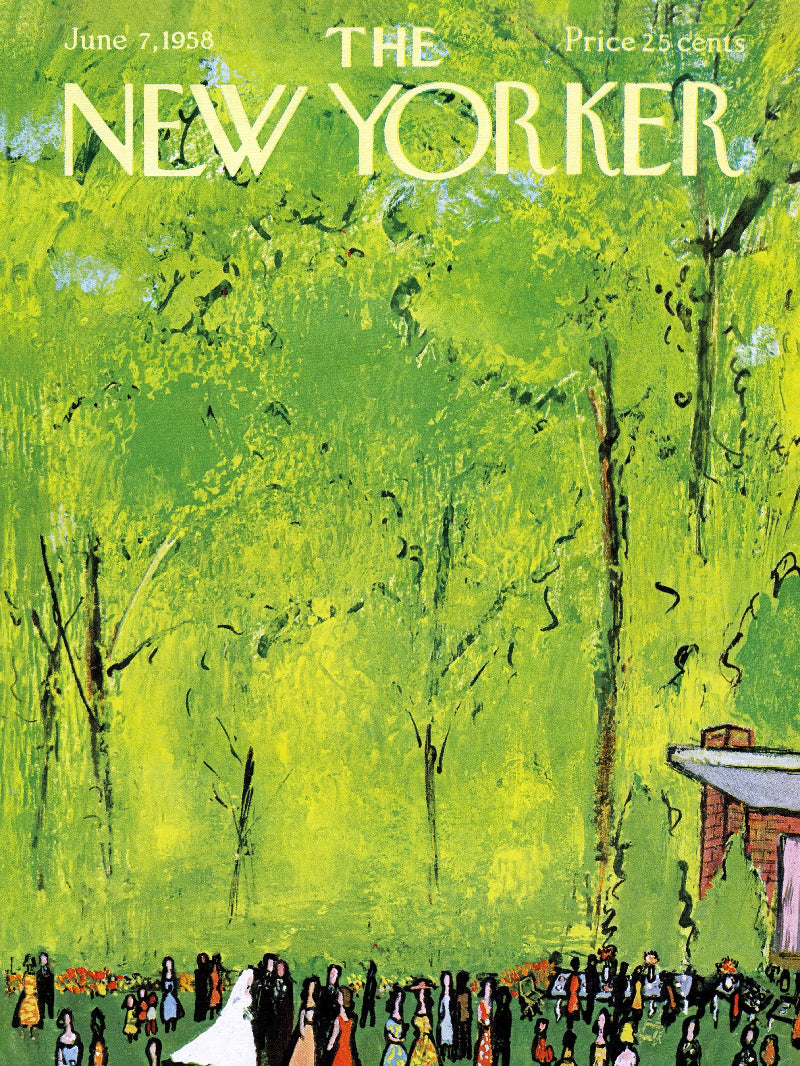 The New Yorker June 7 1958 paper poster