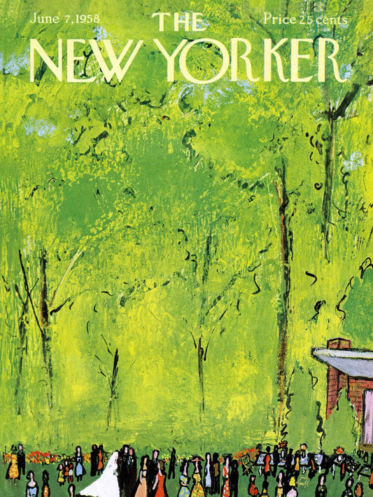 The New Yorker June 7 1958 paper poster