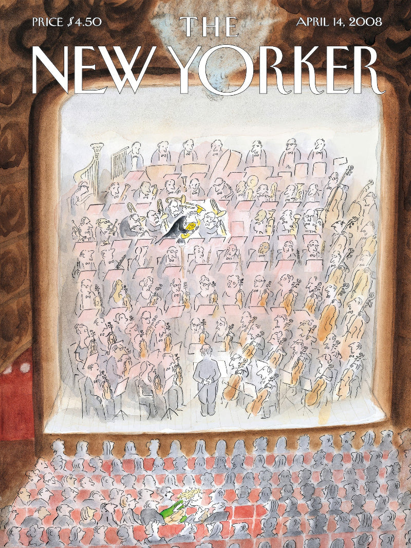 The New Yorker April 14 2008 paper poster