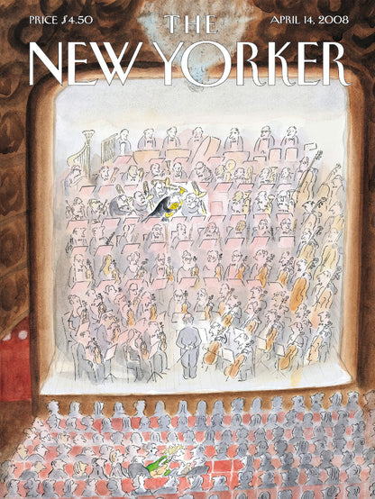 The New Yorker April 14 2008 paper poster