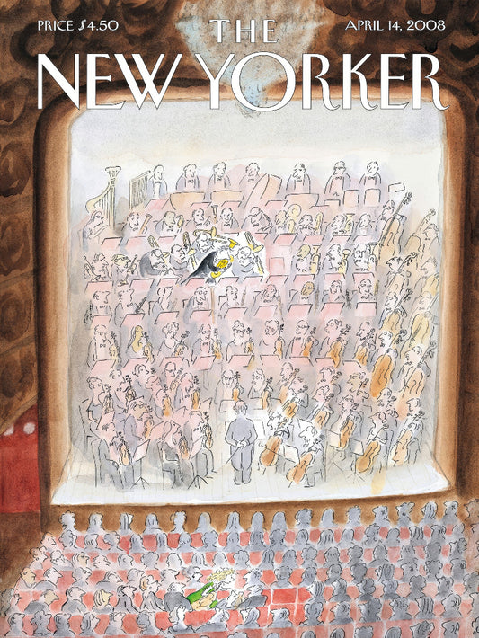The New Yorker April 14 2008 paper poster