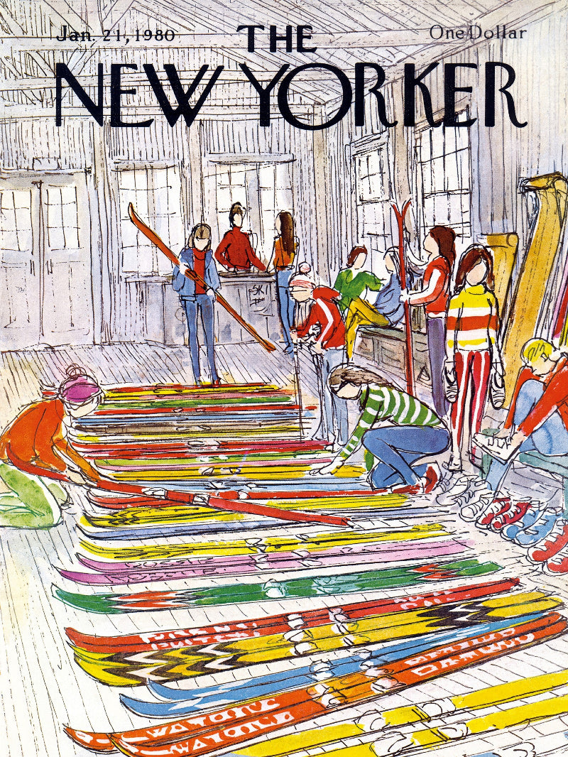 The New Yorker Jan 21  1980 paper poster