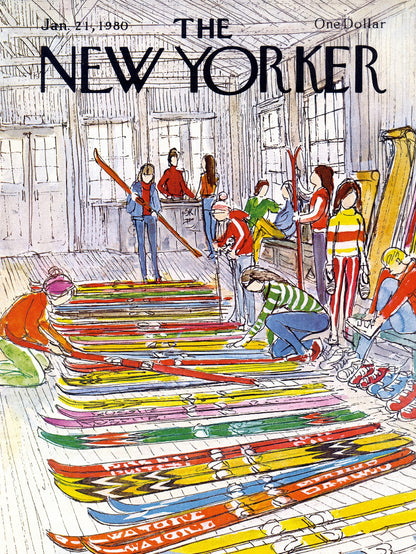 The New Yorker Jan 21  1980 paper poster