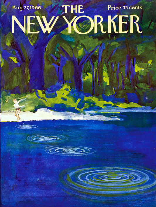 The New Yorker Aug 27 1966 paper poster
