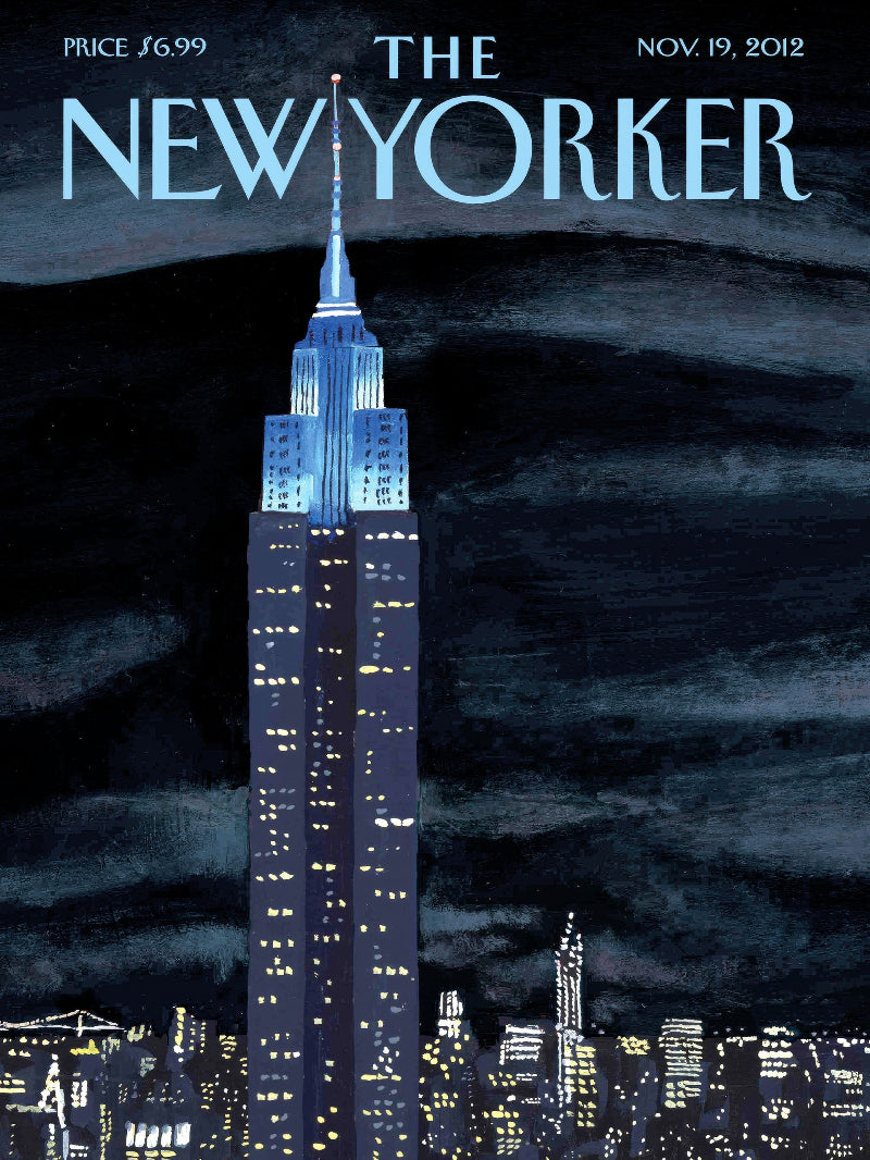 The New Yorker Nov 19 2012 paper poster