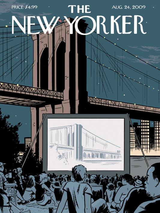 The New Yorker Aug 24 2009 paper poster