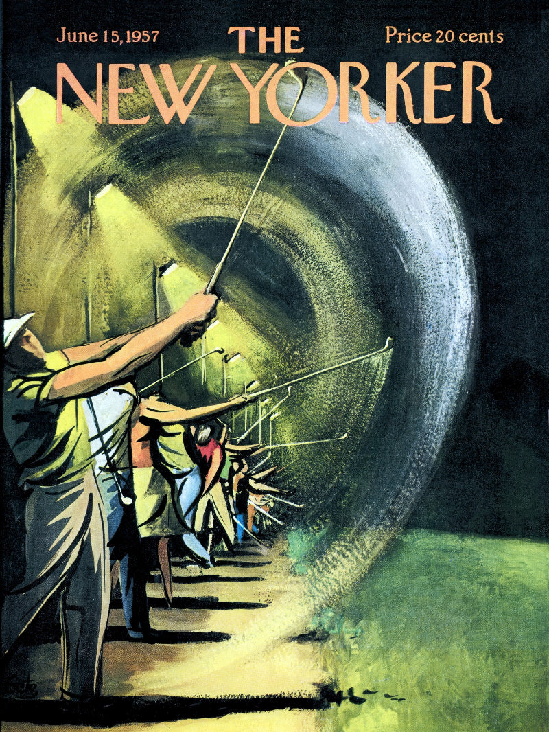 The New Yorker June 15 1957 paper poster