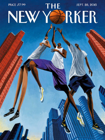 The New Yorker Sept 28 2015 paper poster