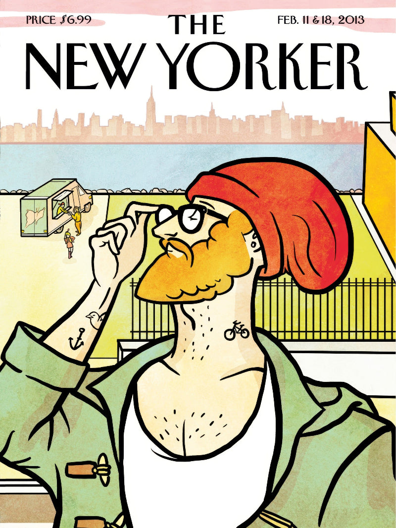 The New Yorker Feb 11 & 18 2013 paper poster