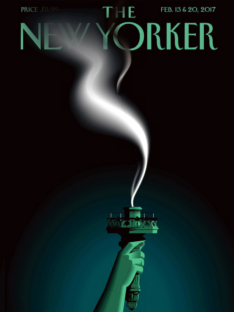 The New Yorker Feb 13 & 20 2017 paper poster