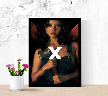 X framed poster