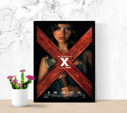 X framed poster