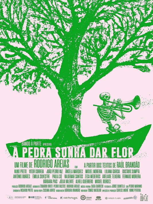 A Pedra Sonha Dar Flor paper poster