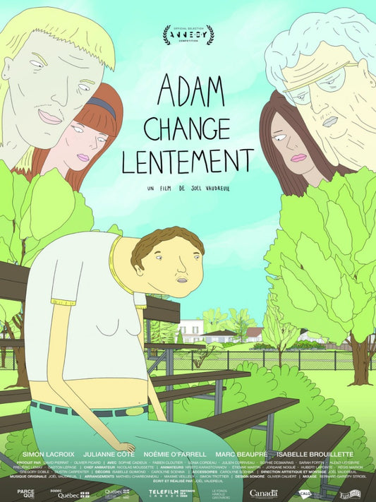 Adam change lentement - poster