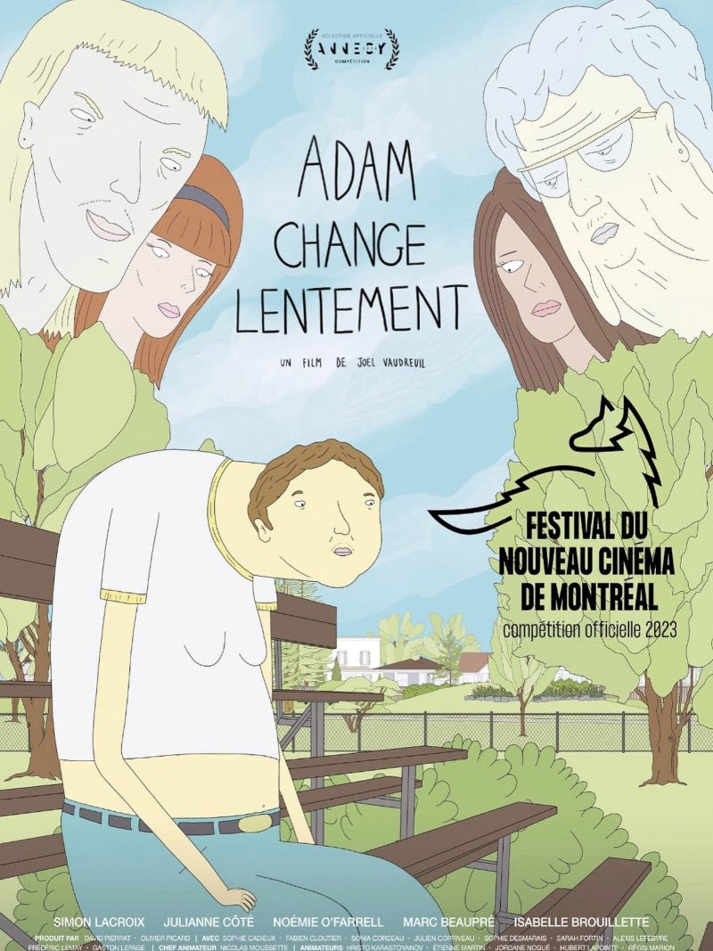 Adam change lentement - poster