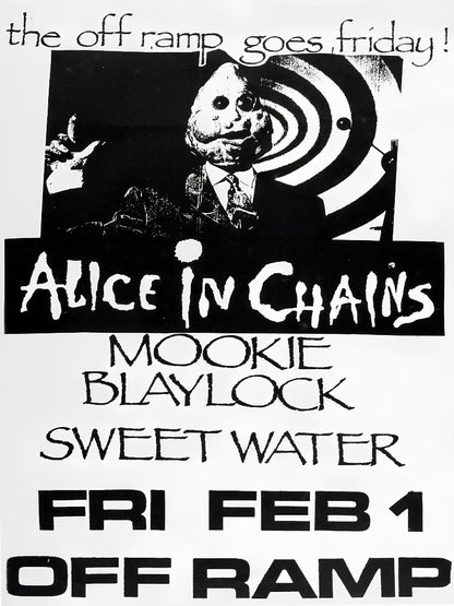 Alice in Chains Mookie Blaylock Sweet Water paper poster