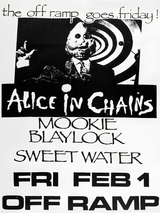 Alice in Chains Mookie Blaylock Sweet Water paper poster