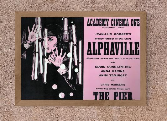 Alphaville framed poster