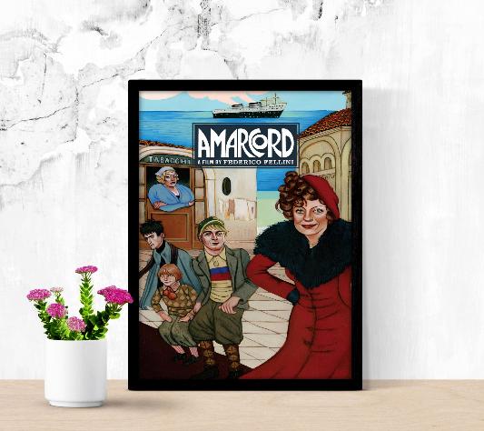 Amarcord framed poster