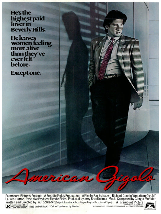 American Gigolo paper poster