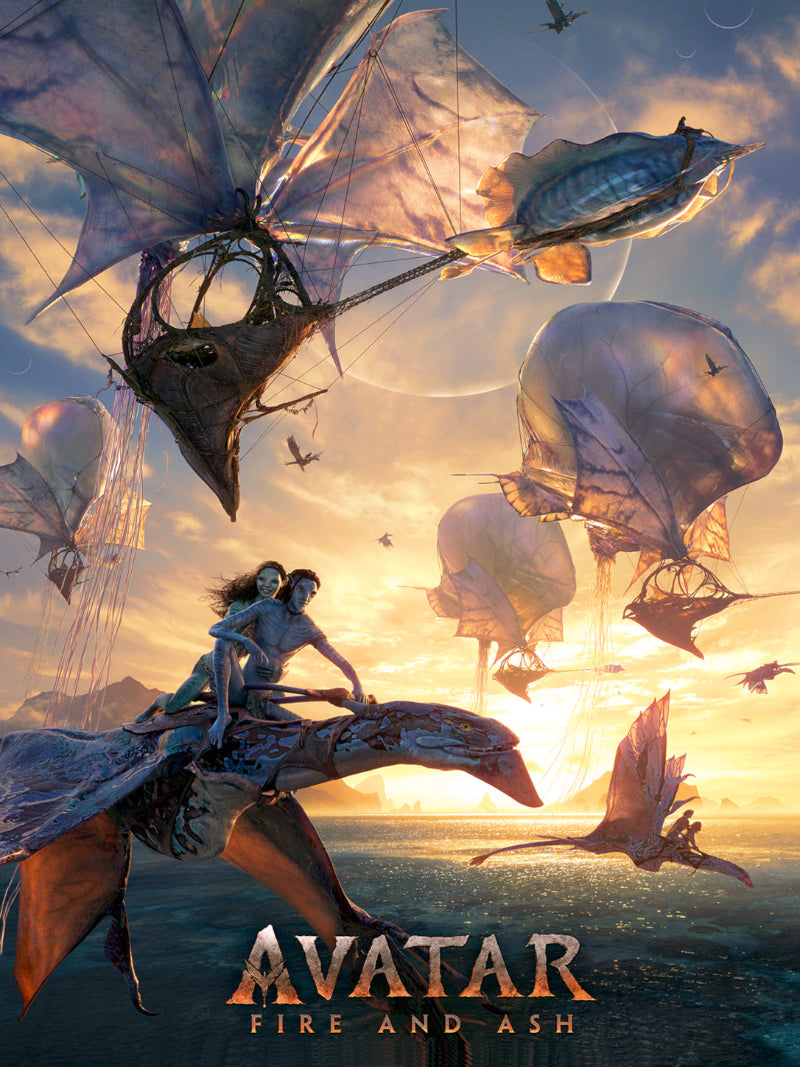 Avatar Fire and Ash paper poster
