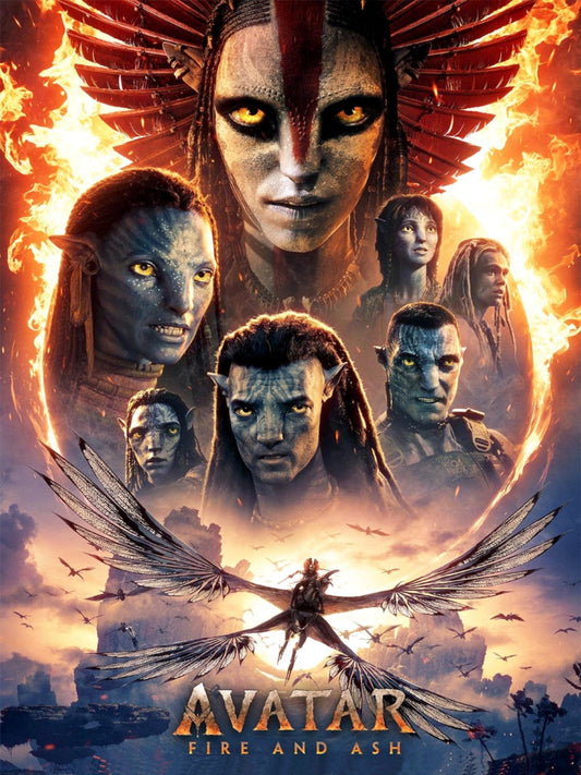 Avatar Fire and Ash paper poster