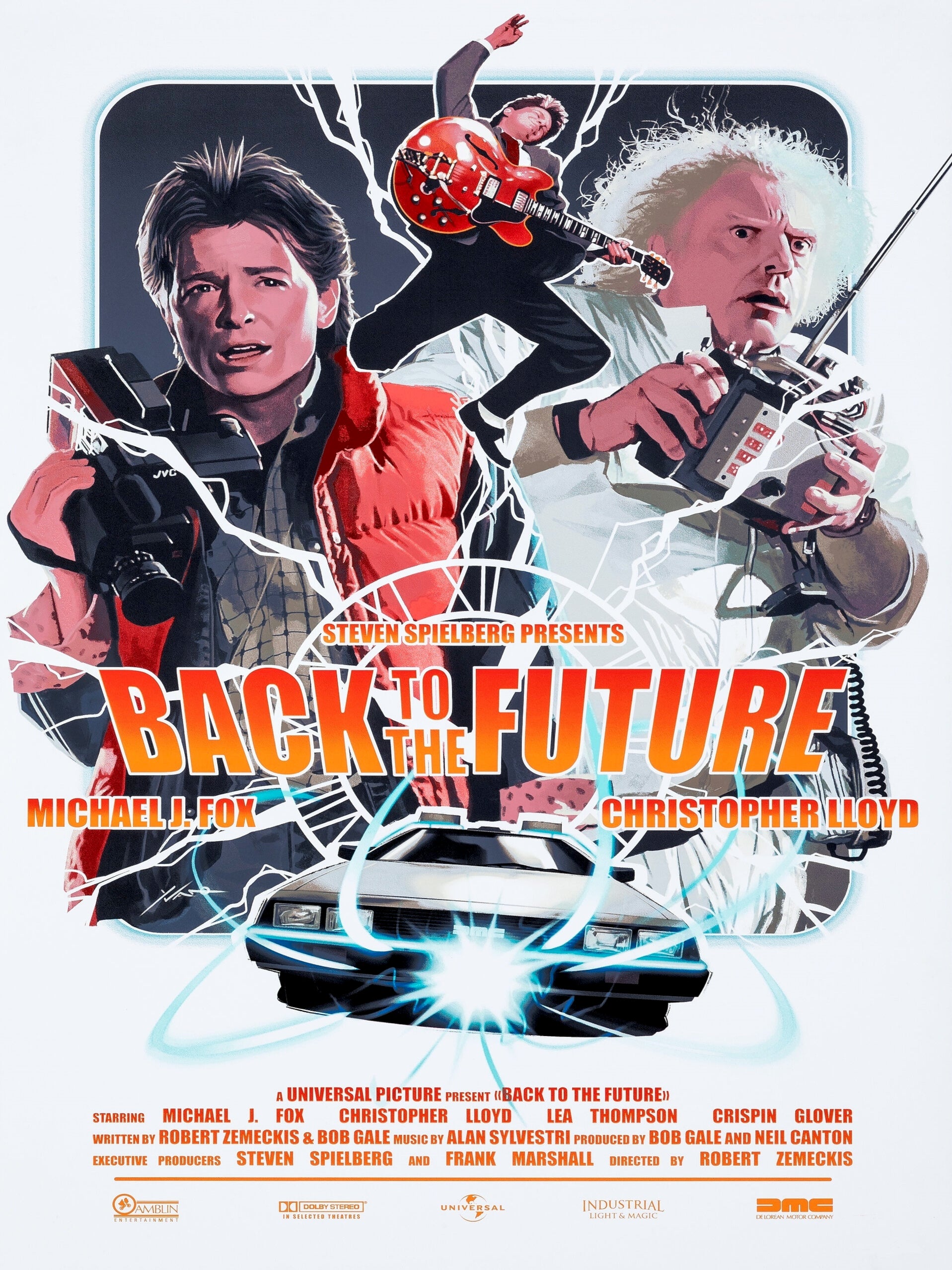 Back To The Future paper poster