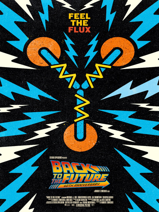 Back To The Future paper poster