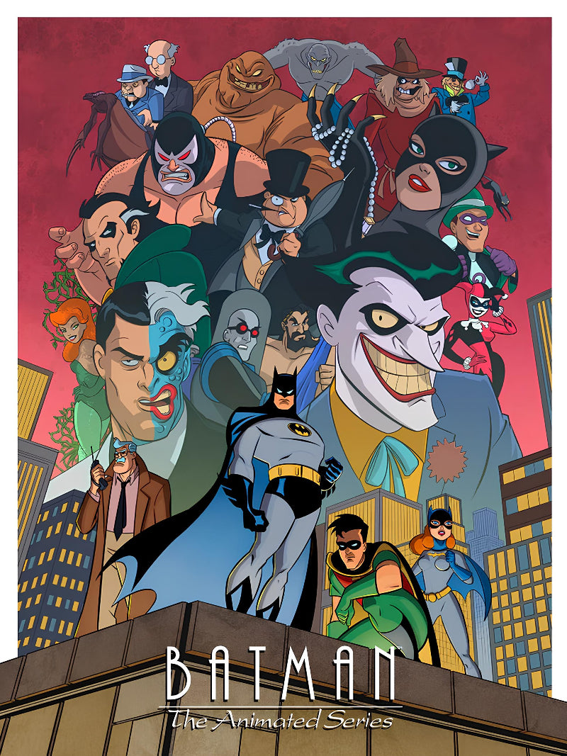 Batman The Animated Series paper poster