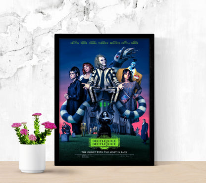 Beetlejuice Beetlejuice - paper poster