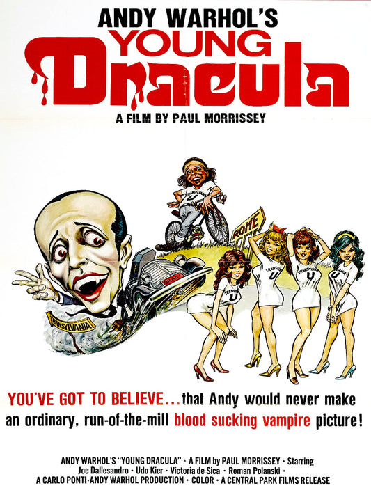 Blood For Dracula paper poster