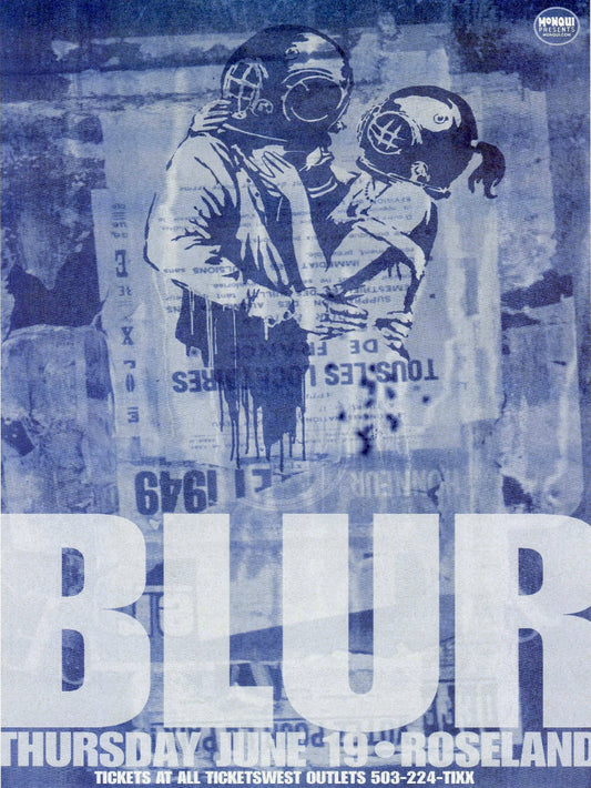 Blur at Roseland 19 june 2003 paper poster