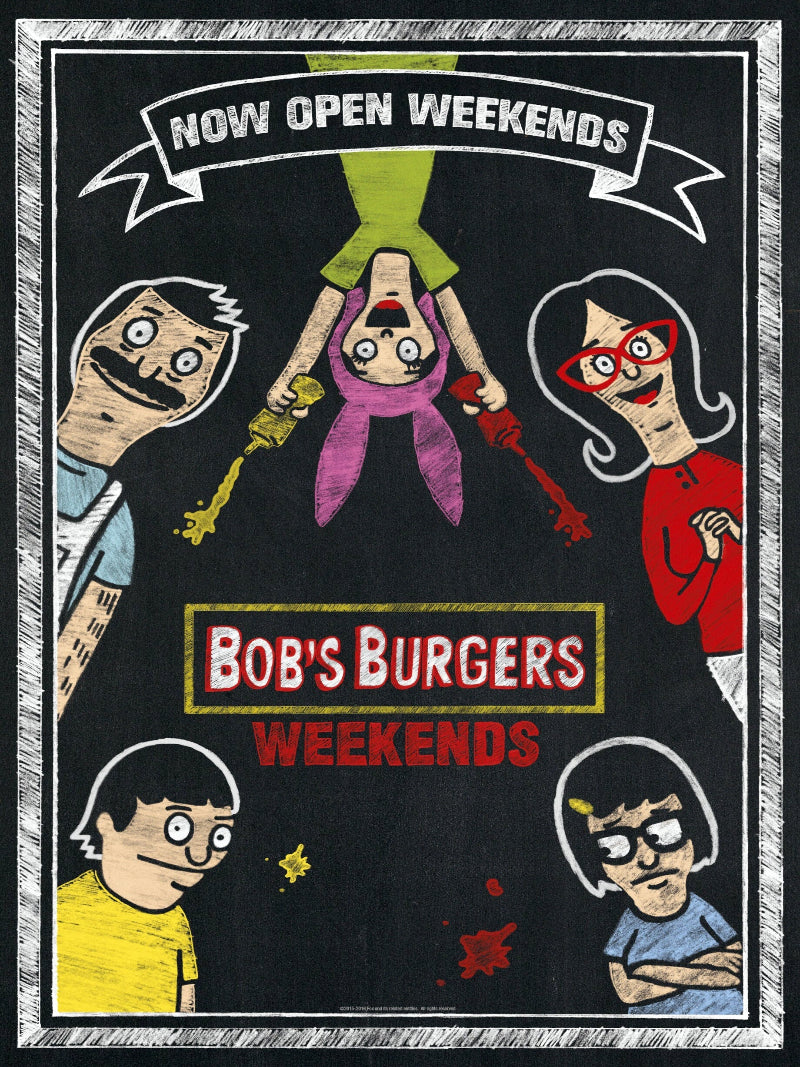 Bob's Burgers paper poster