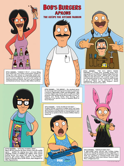 Bob's Burgers paper poster