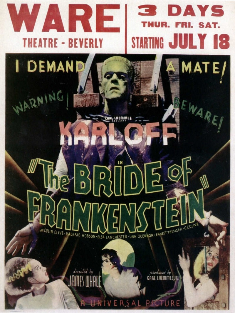 Bride of Frankenstein - poster