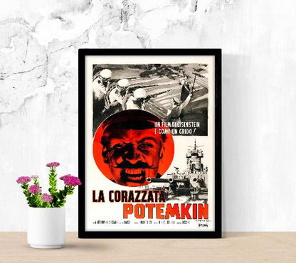 La corazzata Potemkin framed poster