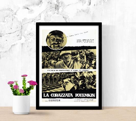 La corazzata Potemkin framed poster