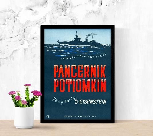 Pancernik Potiomkin framed poster