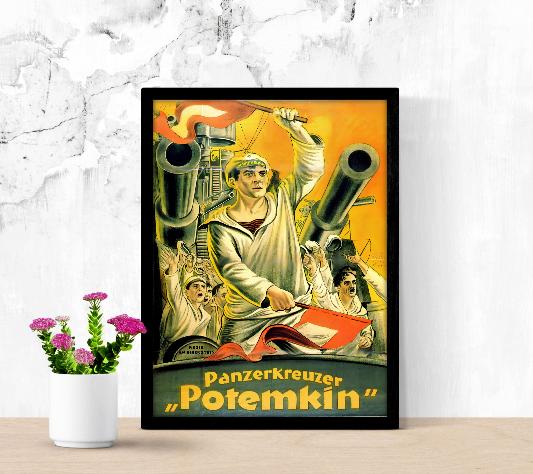 Panzerkreuzer Potemkin framed poster