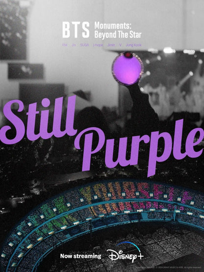 BTS: Monuments Beyond The Star - Still Purple - poster