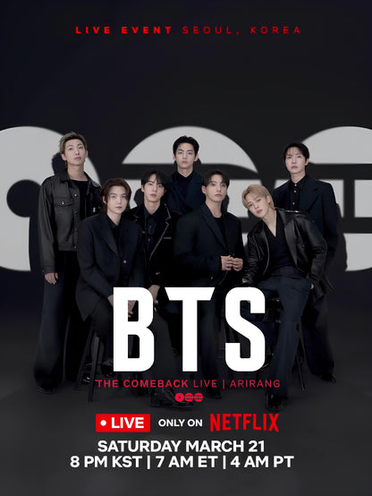 BTS The Return paper poster