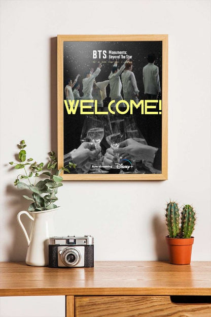 BTS: Monuments Beyond The Star - Welcome - framed poster